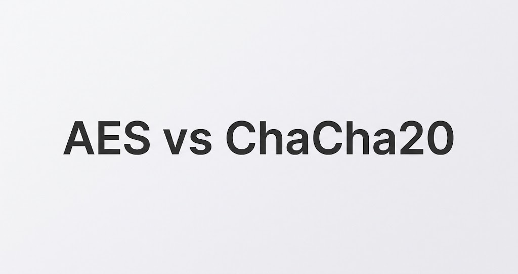 AES vs ChaCha20 comparison