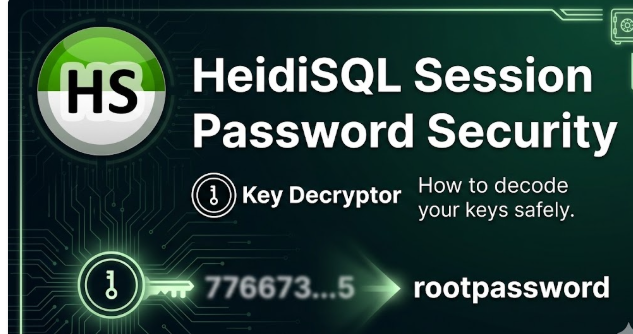 HeidiSQL Password Recovery Tutorial