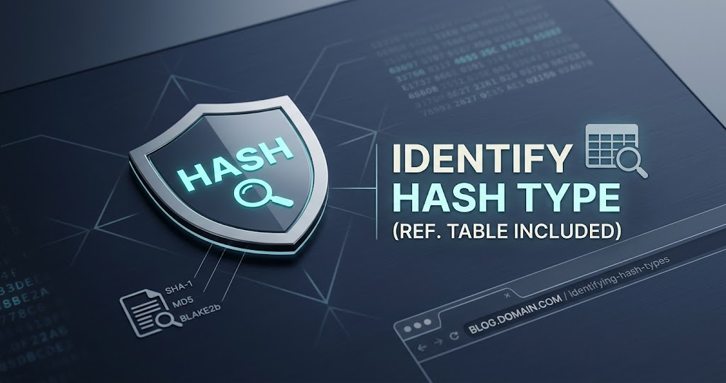 How to identify a hash type
