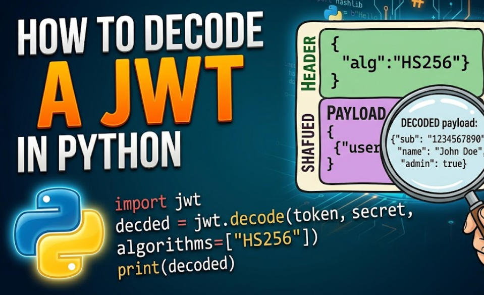 How to decode a JWT in Python